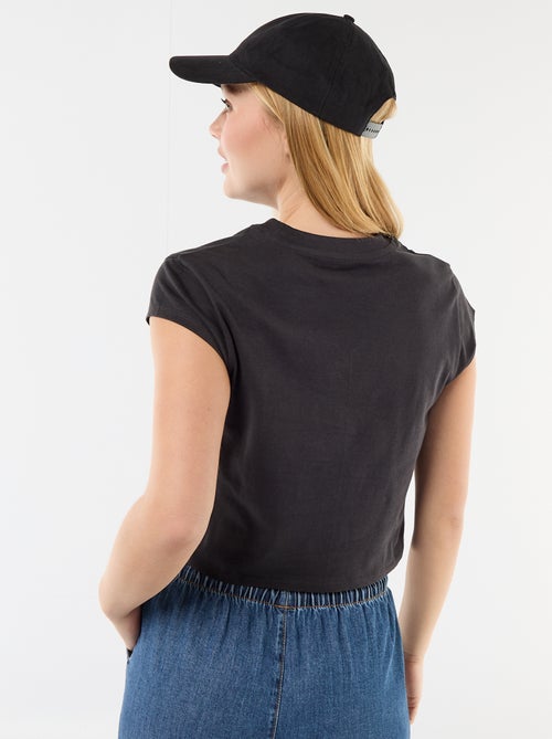 T-shirt cropped 'Stitch' 'Disney' - Kiabi