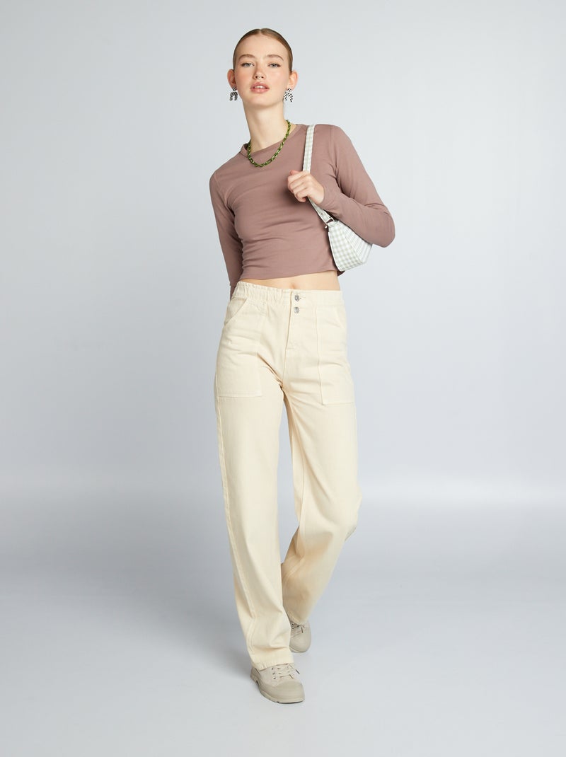T-shirt cropped VIOLA - Kiabi