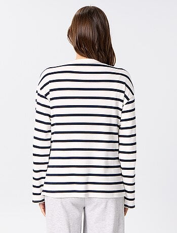 T-shirt da allattamento a maniche lunghe