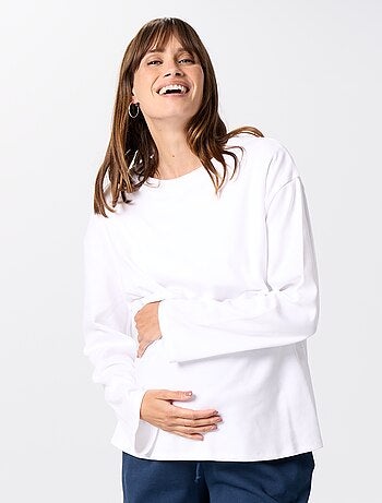 T-shirt da allattamento a maniche lunghe