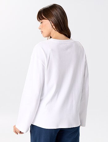 T-shirt da allattamento a maniche lunghe