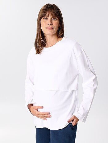 T-shirt da allattamento a maniche lunghe