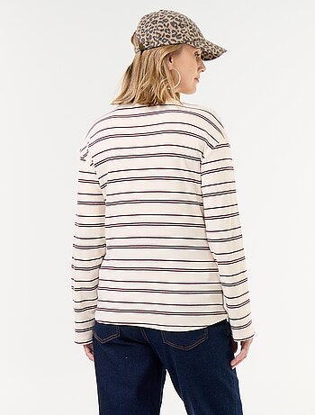 T-shirt da allattamento a maniche lunghe