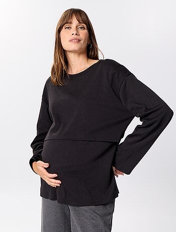 T-shirt da allattamento a maniche lunghe