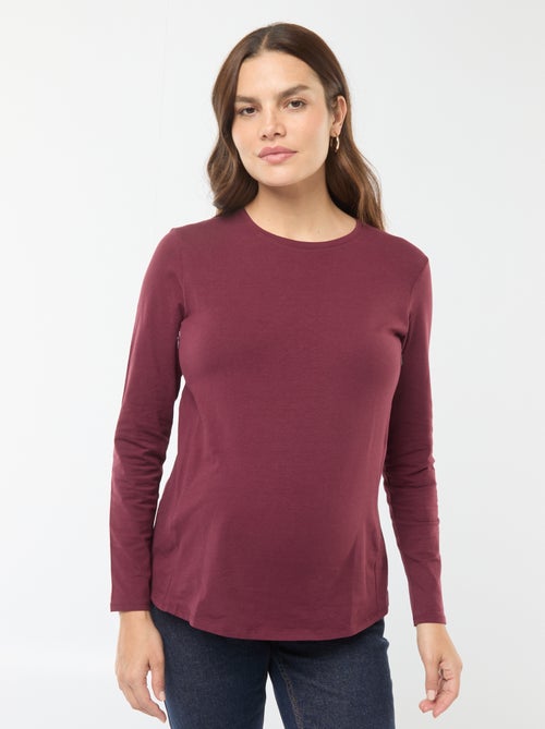 T-shirt da allattamento basic - Kiabi