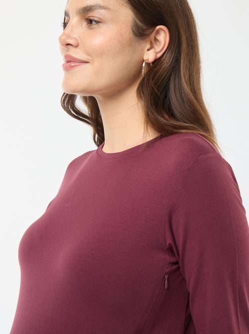 T-shirt da allattamento basic - Kiabi