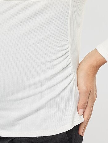 T-shirt da allattamento incrociata davanti