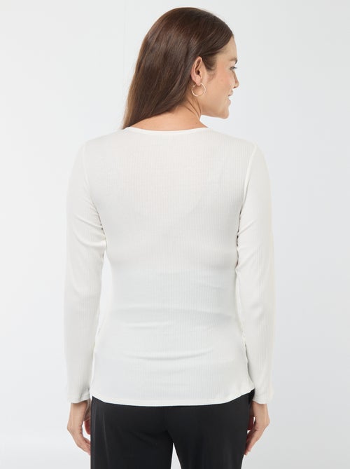 T-shirt da allattamento incrociata davanti - Kiabi