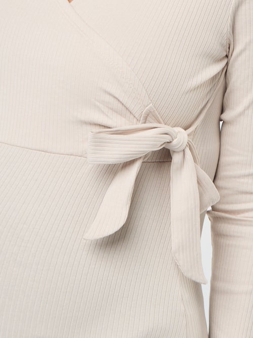 T-shirt da allattamento incrociata davanti - Kiabi