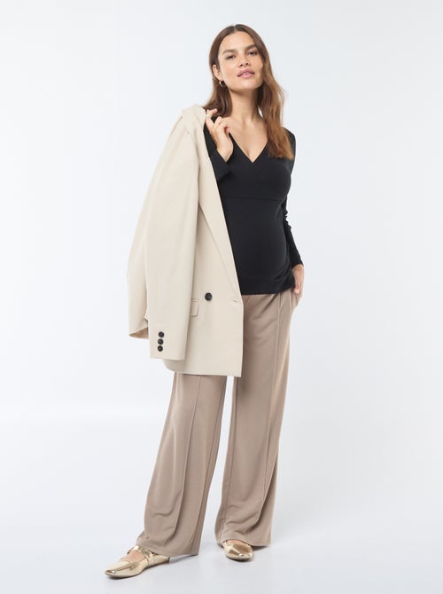 T-shirt da allattamento incrociata davanti - Kiabi