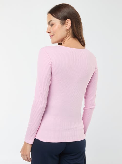 T-shirt da allattamento incrociata davanti - Kiabi