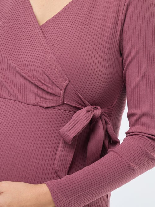 T-shirt da allattamento incrociata davanti - Kiabi