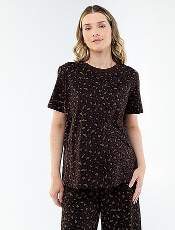T-shirt da allattamento stampata