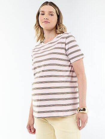 T-shirt da allattamento stampata