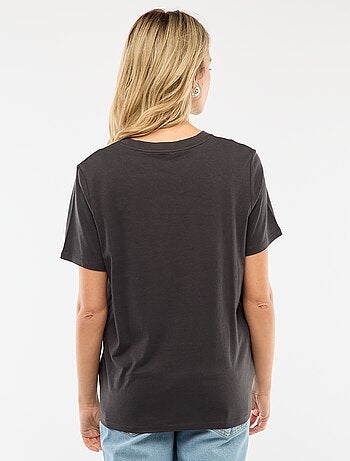 T-shirt allattamento a maniche corte con stampa