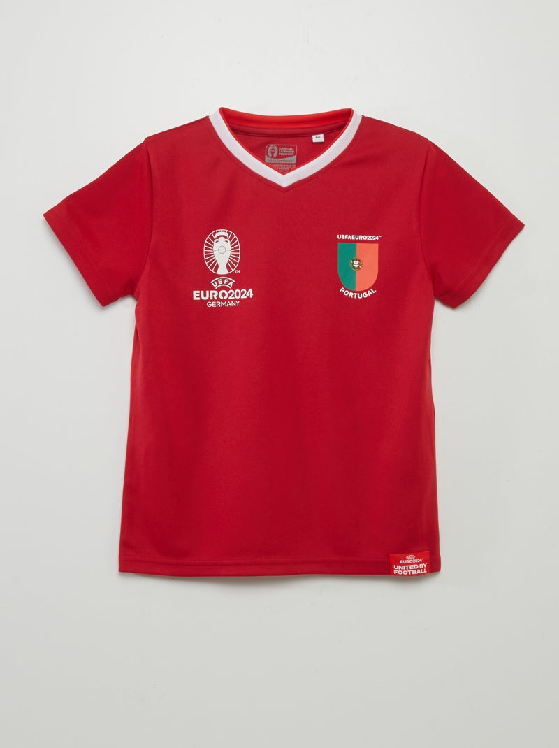 T-shirt da calciatore ROSSO - Kiabi