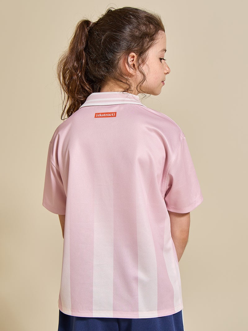 T-shirt da calcio a maniche corte (Ekstract) Rosa - Kiabi