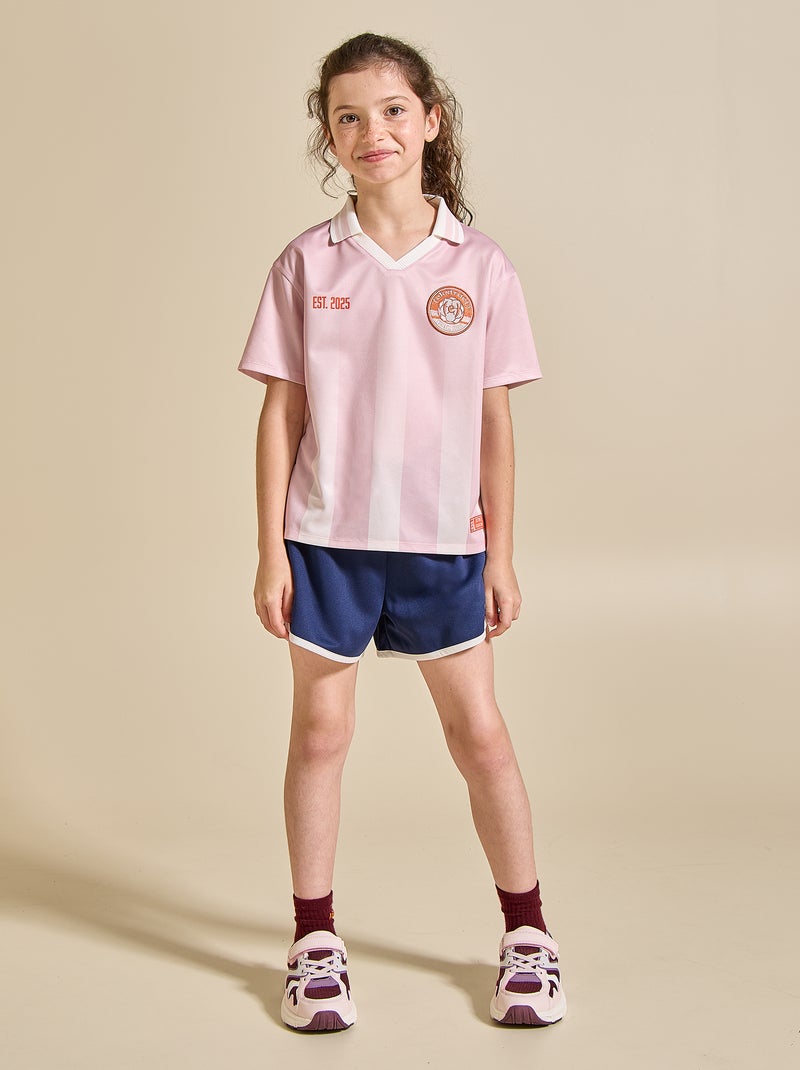 T-shirt da calcio a maniche corte Rosa - Kiabi