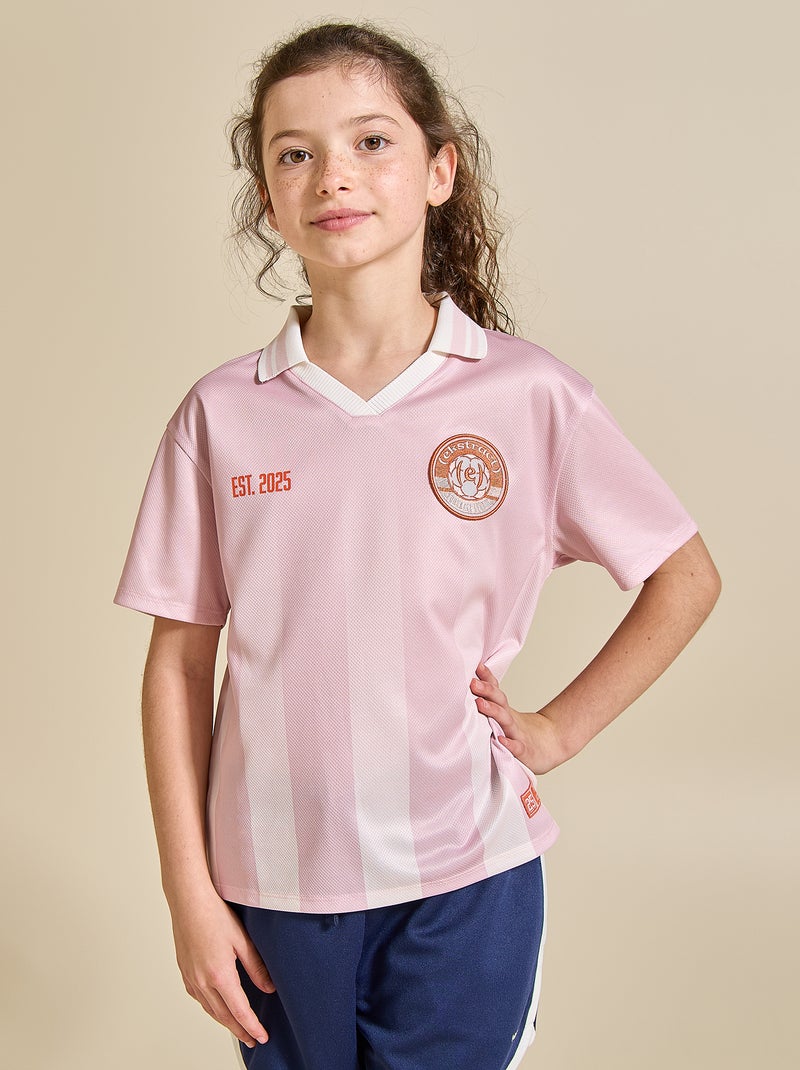 T-shirt da calcio a maniche corte Rosa - Kiabi
