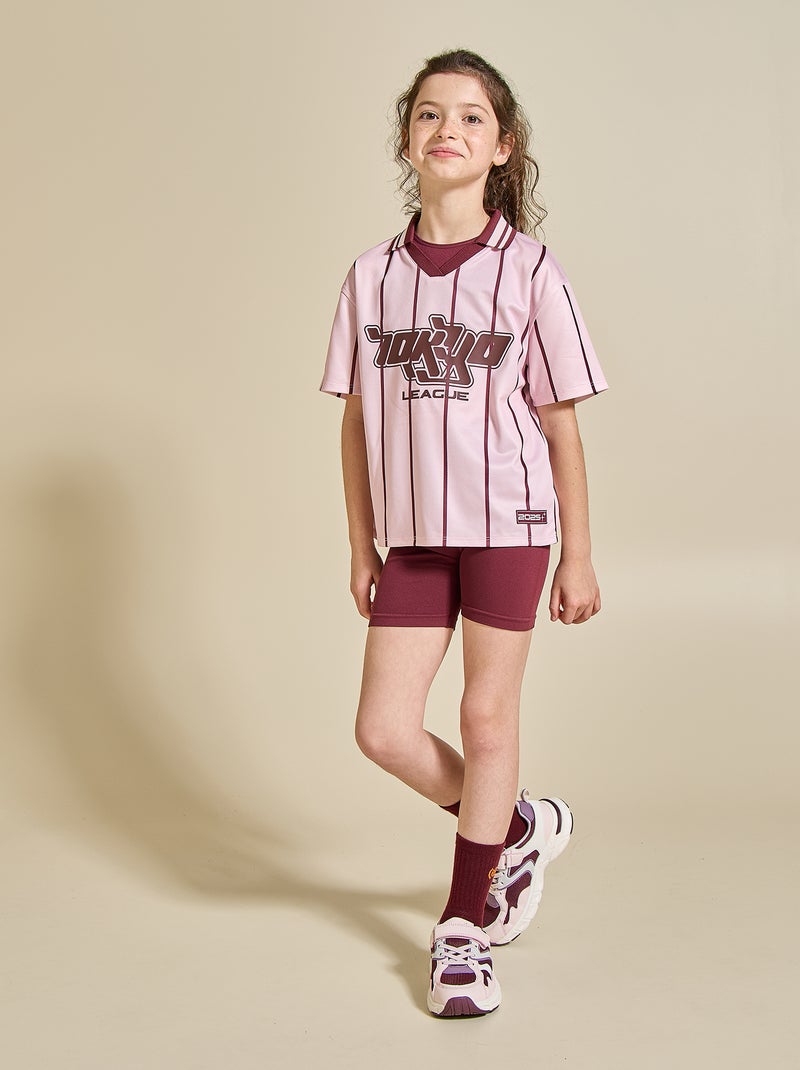 T-shirt da calcio a maniche corte Rosa - Kiabi
