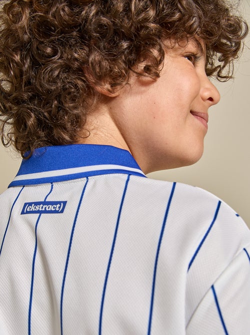 T-shirt da calcio a righe a maniche corte (Ekstract) - Kiabi