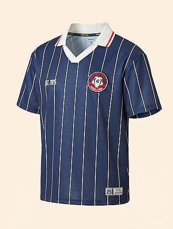 Ekstract - T-shirt da calcio a righe a maniche corte