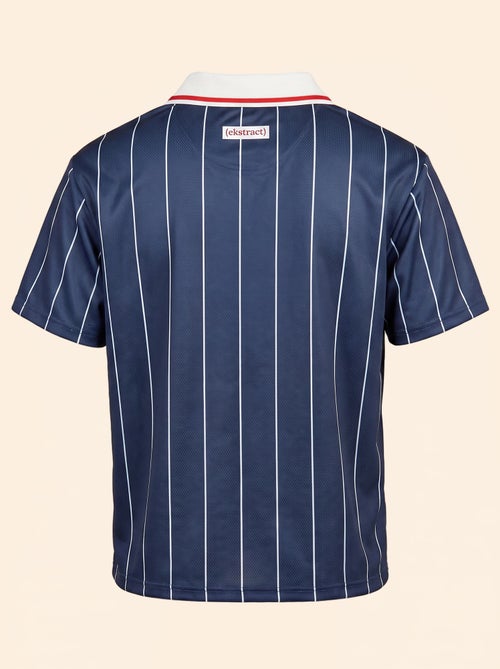 T-shirt da calcio a righe a maniche corte (Ekstract) - Kiabi