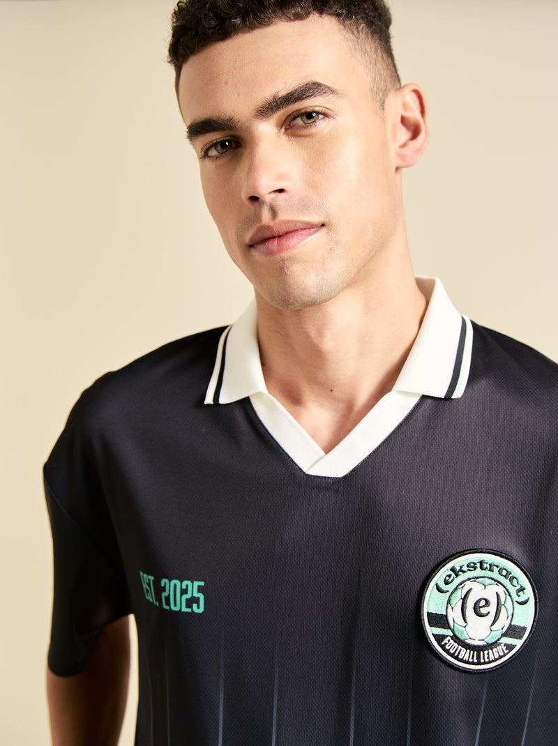 T-shirt da calcio oversize - (ekstract) Nero - Kiabi