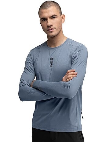 T-shirt da ciclismo gravel a maniche lunghe da uomo ciclismo uomo cáucaso