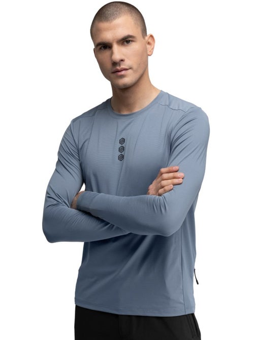 T-shirt da ciclismo gravel a maniche lunghe da uomo ciclismo uomo cáucaso - Kiabi