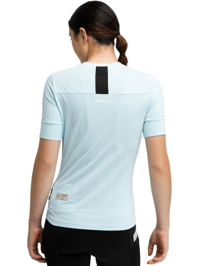 T-shirt da ciclismo gravel da donna ciclismo uomo e donna spugla-w Blu - Kiabi