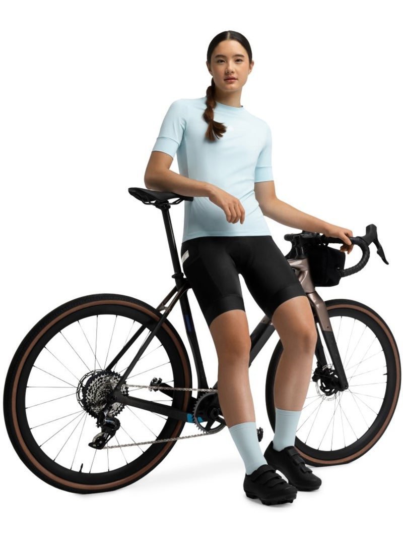 T-shirt da ciclismo gravel da donna ciclismo uomo e donna spugla-w Blu - Kiabi