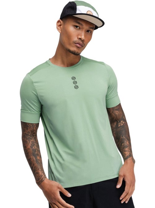 T-shirt da ciclismo gravel da uomo ciclismo uomo poplar - Kiabi