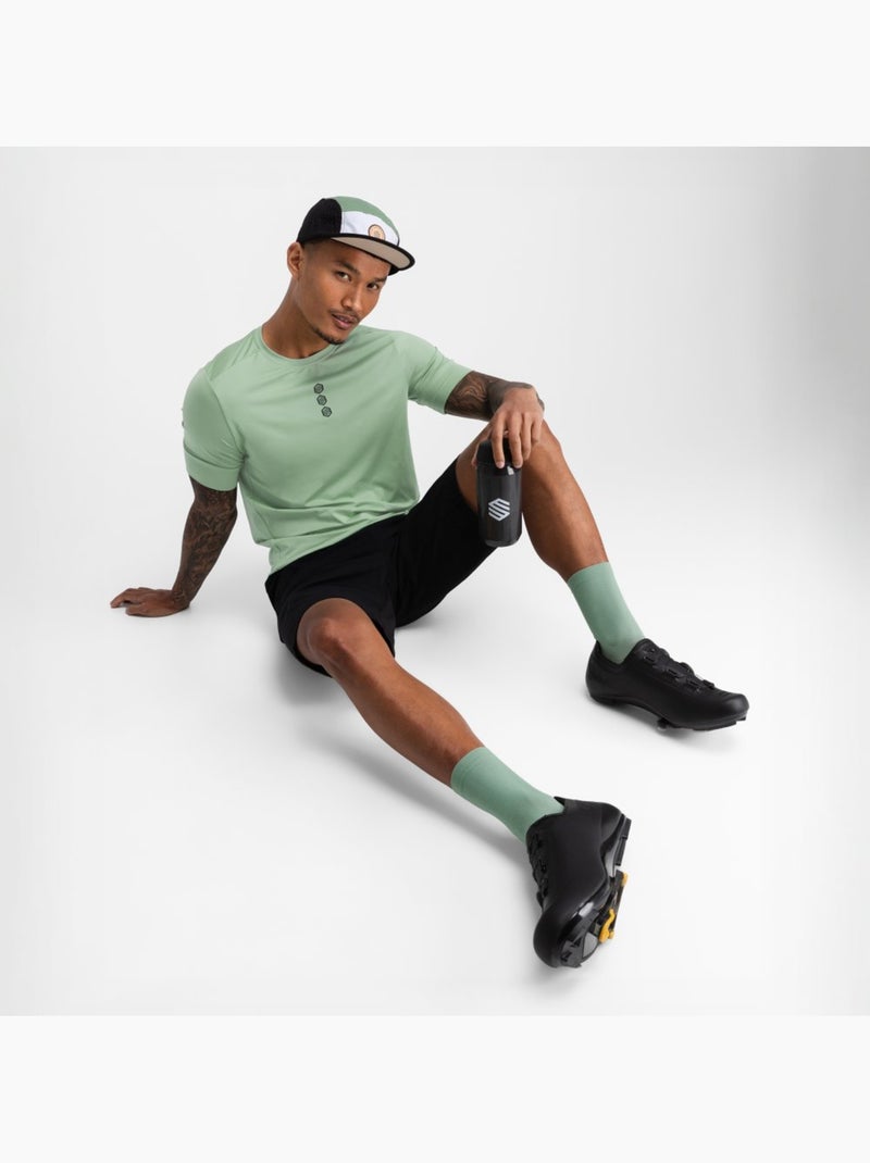 T-shirt da ciclismo gravel da uomo ciclismo uomo poplar Verde - Kiabi
