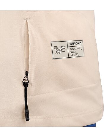 T-shirt da ciclismo gravel donna donna linden-w sand