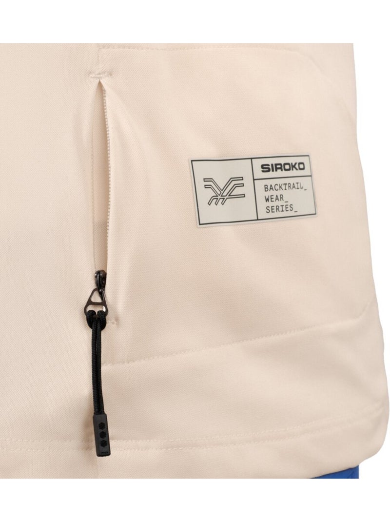 T-shirt da ciclismo gravel donna donna linden-w sand Beige - Kiabi