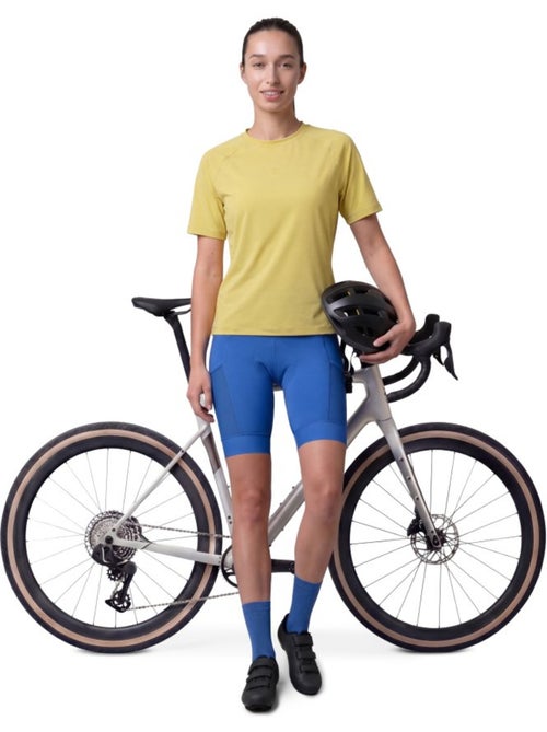T-shirt da ciclismo gravel donna donna linden-w - Kiabi