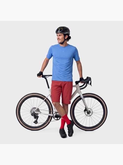 T-shirt da ciclismo gravel uomo uomo linden - Kiabi