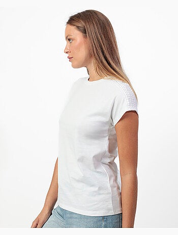T-shirt da donna a maniche corte con spalline ADMAS