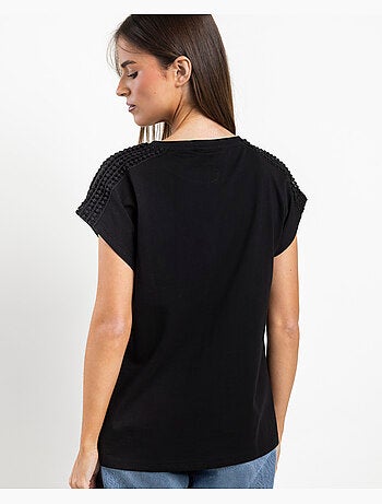 T-shirt da donna a maniche corte con spalline ADMAS