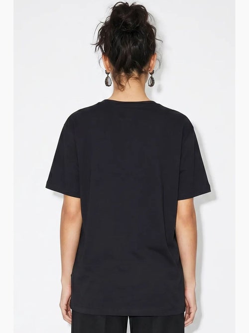 T-shirt da donna con stampa astratta e scollo a v lucci - Kiabi