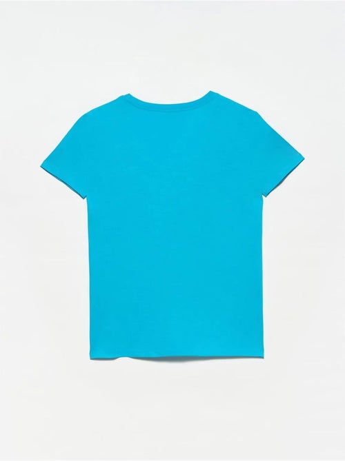 T-shirt da donna in cotone con scollo a v dilvin - Kiabi