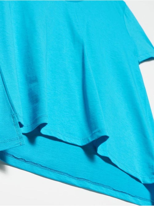 T-shirt da donna in cotone con scollo a v dilvin - Kiabi