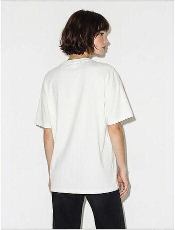 T-shirt da donna in cotone ed elastan lucci
