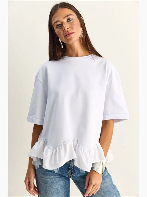 T-shirt da donna in cotone ed elastan lucci - Kiabi T-shirt da donna in cotone ed elastan lucci - Kiabi