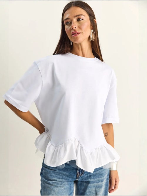 T-shirt da donna in cotone ed elastan lucci - Kiabi T-shirt da donna in cotone ed elastan lucci - Kiabi