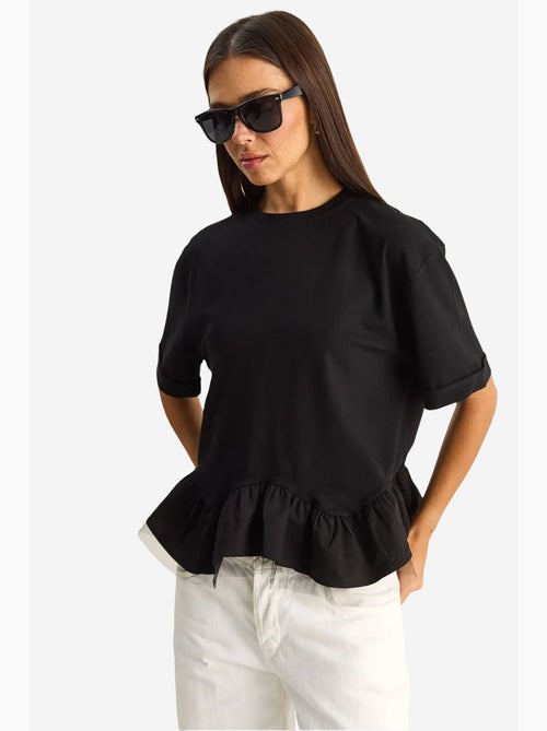 T-shirt da donna in cotone ed elastan lucci - Kiabi T-shirt da donna in cotone ed elastan lucci - Kiabi