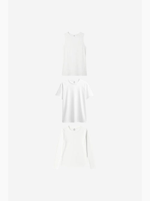 T-shirt da donna in cotone ed elastan tommy - Kiabi