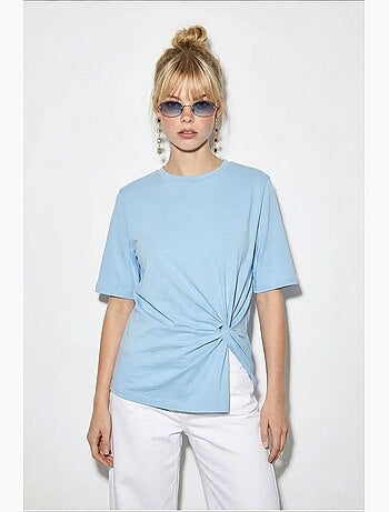 T-shirt da donna in cotone lucci