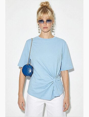 T-shirt da donna in cotone lucci